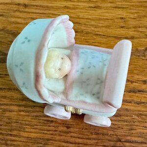 Precious Moments Baby Girl Porcelain Hinged Box